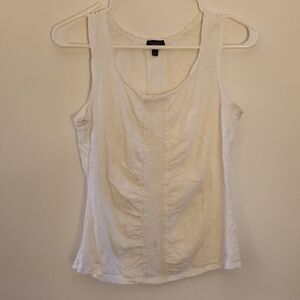 Talbots Cream Sleeveless Tank Top